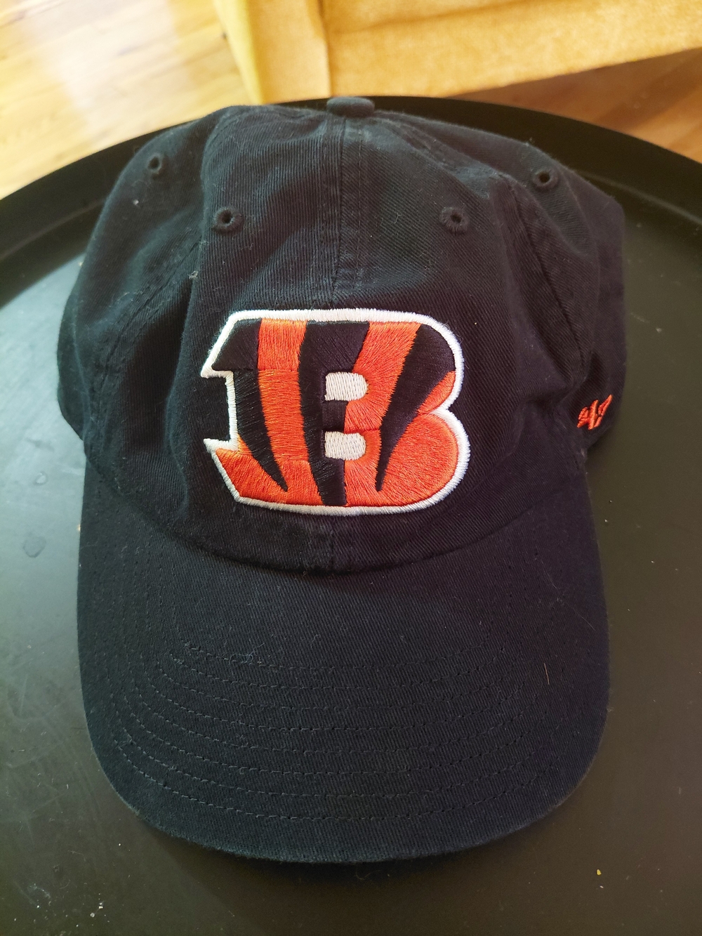 47 Cincinnati Bengals Black Kids Hat with Orange & White 'B' Logo